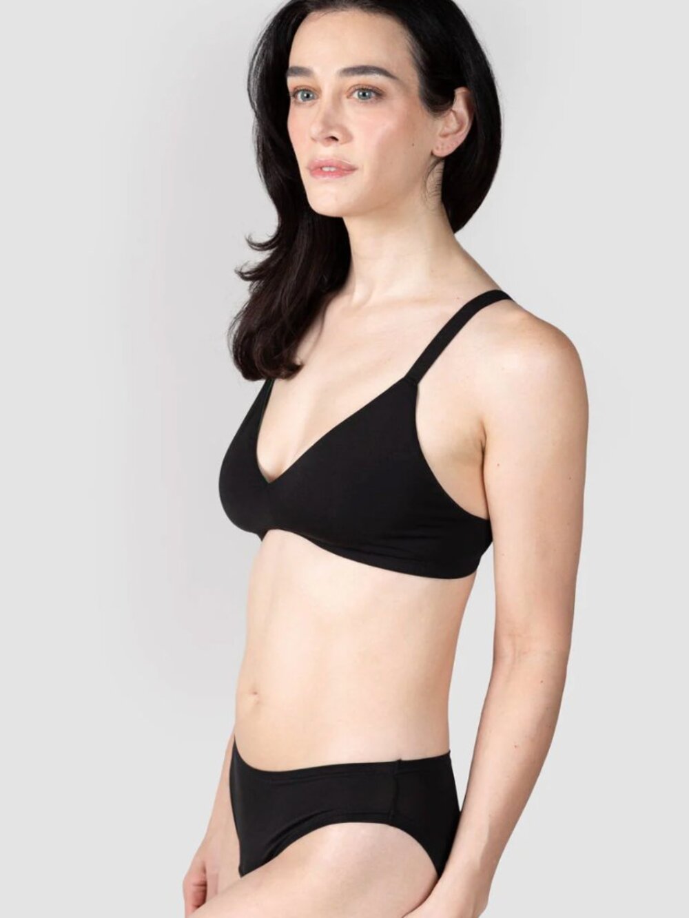 Huha Triangle Bra M Black NWT - Picture 6 of 7
